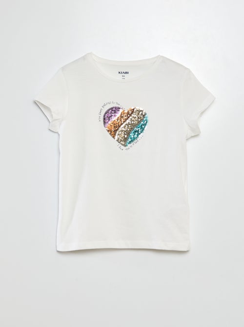 T-shirt com estampado fantasia - Kiabi