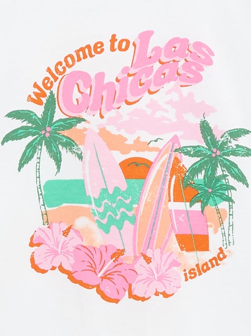 T-shirt com estampado fantasia - Kiabi