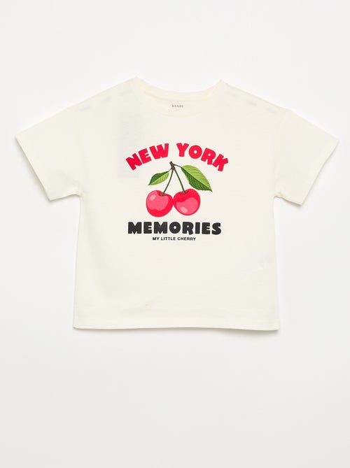 T-shirt com estampado fantasia - Kiabi