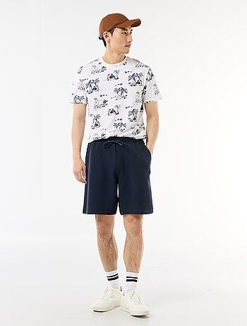 T-shirt com estampado fantasia
