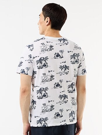 T-shirt com estampado fantasia