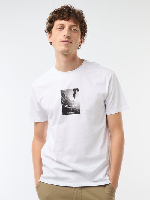 T-shirt com estampado fantasia - Kiabi