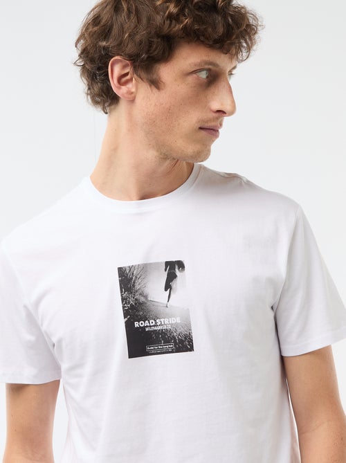 T-shirt com estampado fantasia - Kiabi