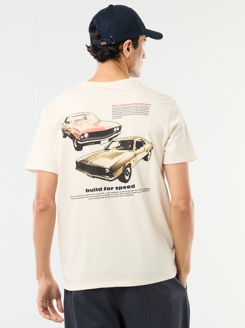 T-shirt com estampado fantasia - Kiabi