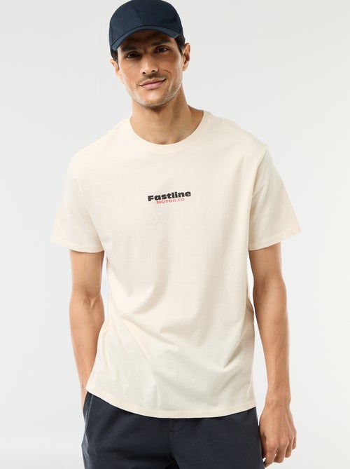 T-shirt com estampado fantasia - Kiabi