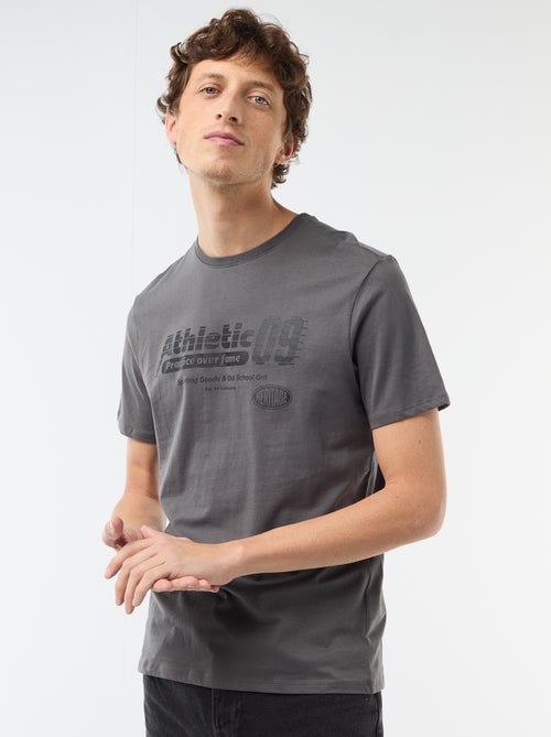 T-shirt com estampado fantasia - Kiabi