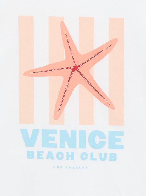 T-shirt com estampado fantasia - Kiabi