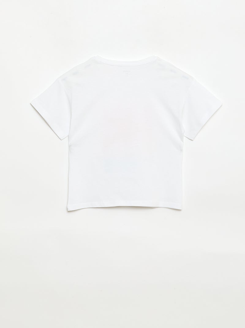 T-shirt com estampado fantasia Laranja - Kiabi