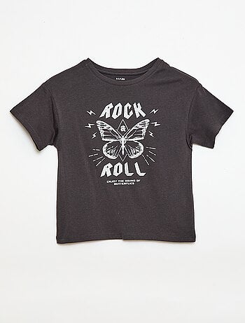 T-shirt com estampado fantasia