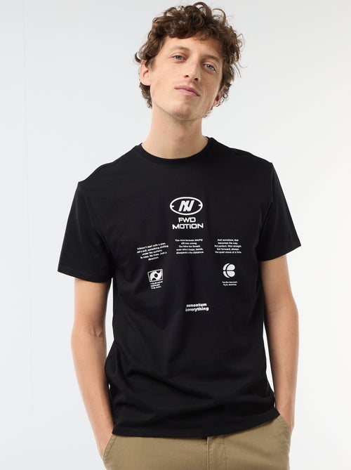T-shirt com estampado fantasia - Kiabi