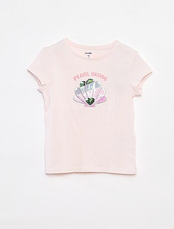 T-shirt com estampado fantasia