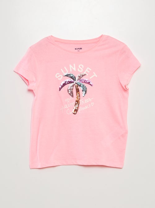 T-shirt com estampado fantasia - Kiabi
