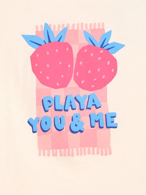 T-shirt com estampado fantasia - Kiabi