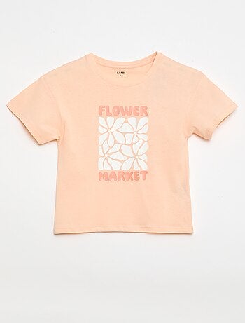 T-shirt com estampado fantasia