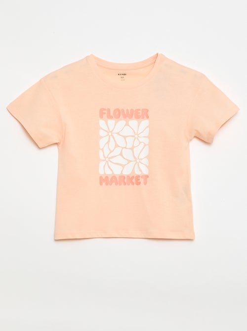 T-shirt com estampado fantasia - Kiabi