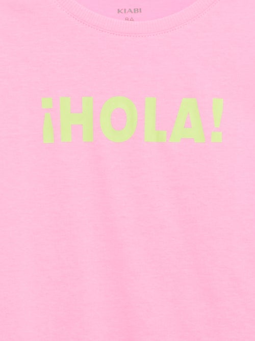 T-shirt com estampado fantasia - Kiabi
