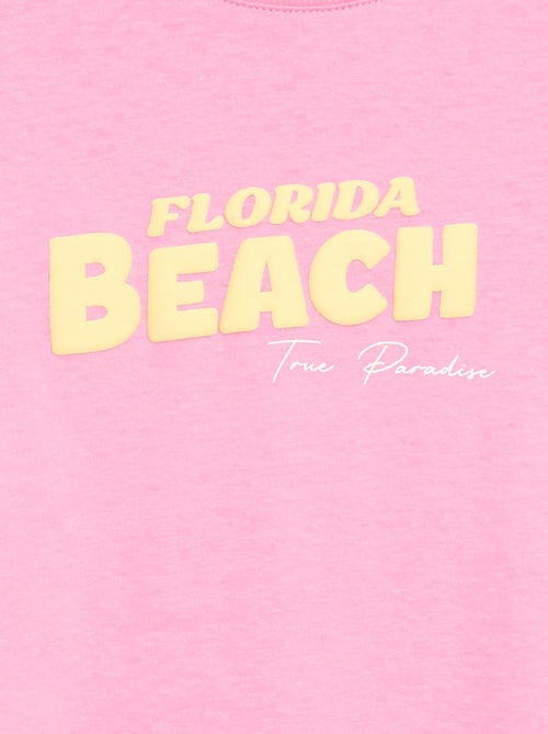 T-shirt com estampado fantasia - Kiabi