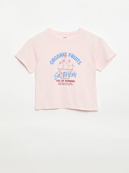 T-shirt com estampado fantasia - Kiabi