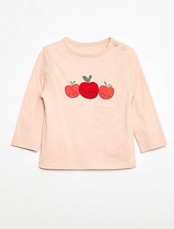 T-shirt com estampado fantasia