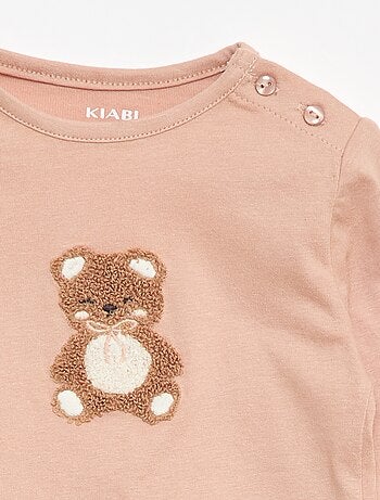 T-shirt com estampado fantasia