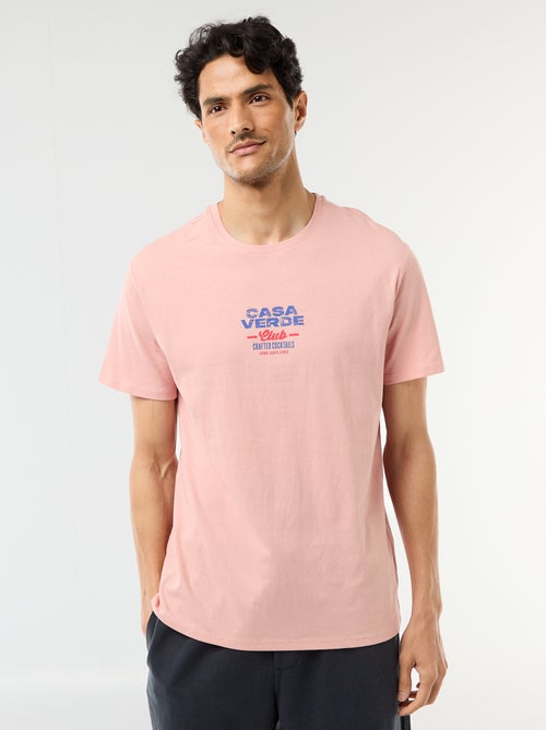 T-shirt com estampado fantasia - Kiabi