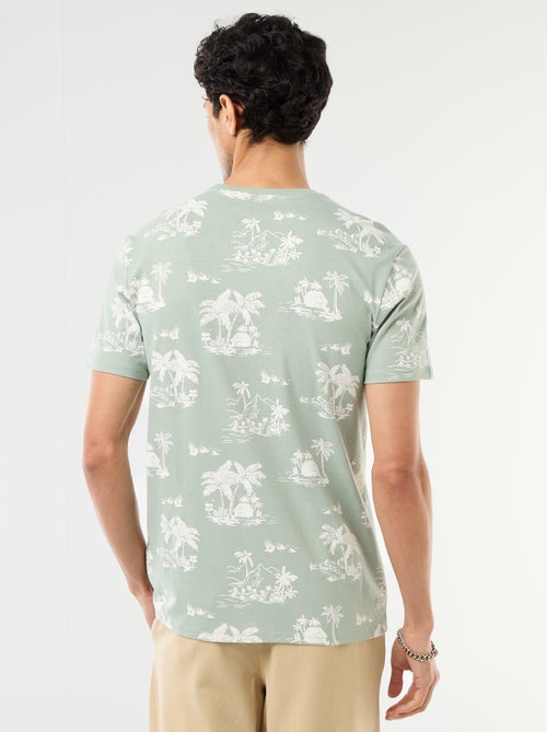 T-shirt com estampado fantasia - Kiabi