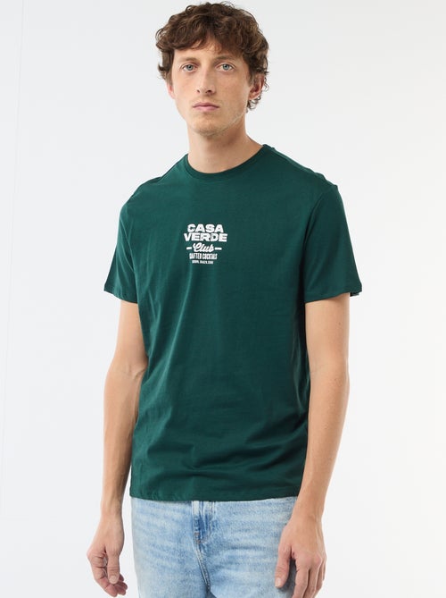 T-shirt com estampado fantasia - Kiabi