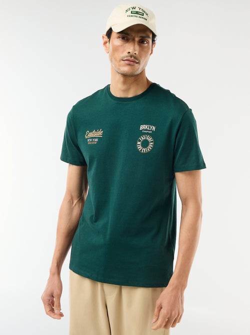 T-shirt com estampado fantasia - Kiabi