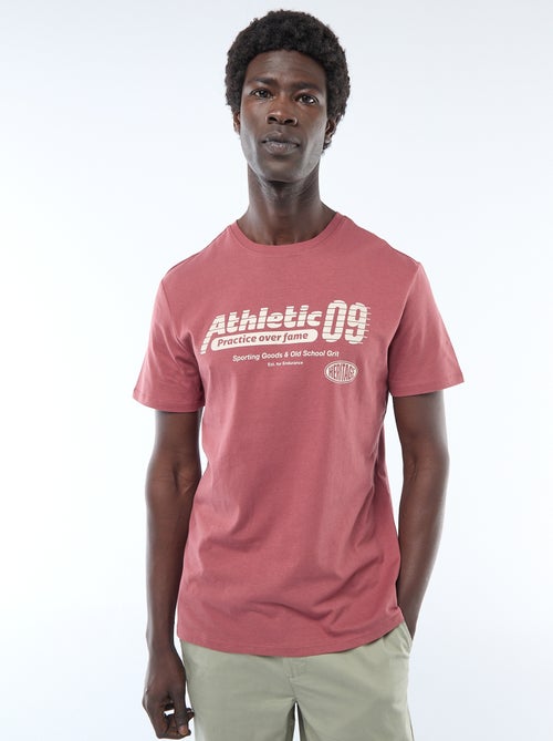 T-shirt com estampado fantasia - Kiabi