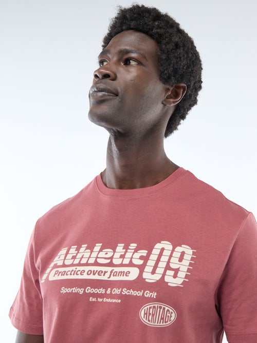 T-shirt com estampado fantasia - Kiabi