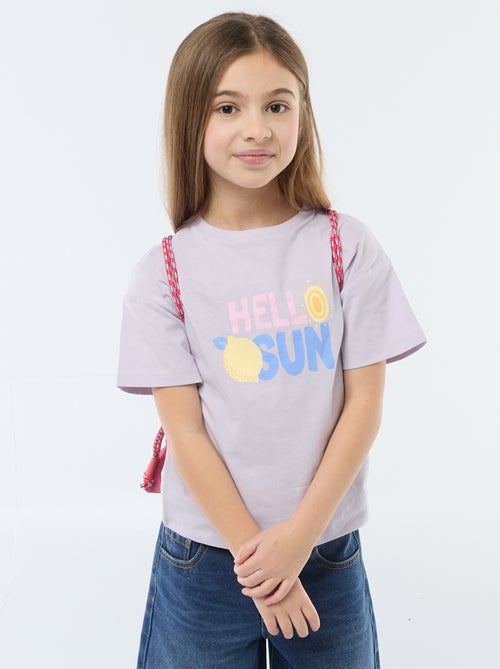 T-shirt com estampado fantasia - Kiabi