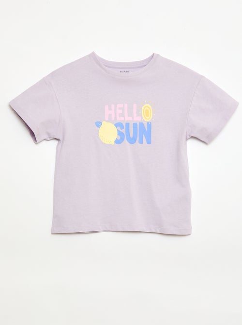 T-shirt com estampado fantasia - Kiabi