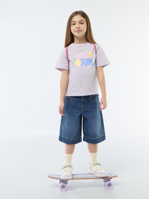 T-shirt com estampado fantasia - Kiabi