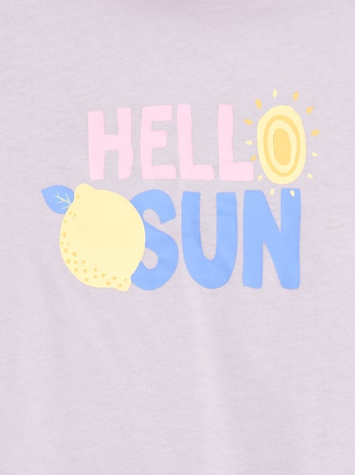 T-shirt com estampado fantasia - Kiabi