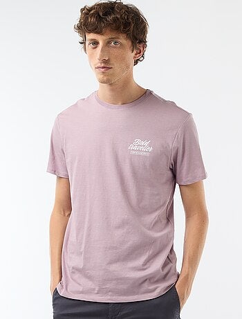 T-shirt com estampado fantasia