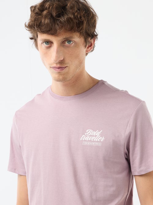 T-shirt com estampado fantasia - Kiabi