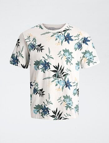 T-shirt com estampado floral 'JJ Rebel'