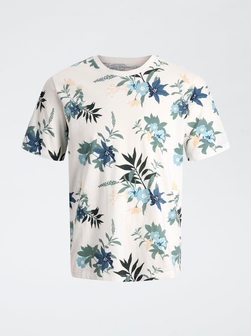 T-shirt com estampado floral 'JJ Rebel' - Kiabi