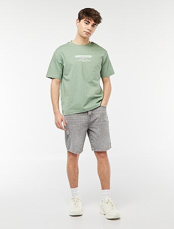 T-shirt com estampado frontal