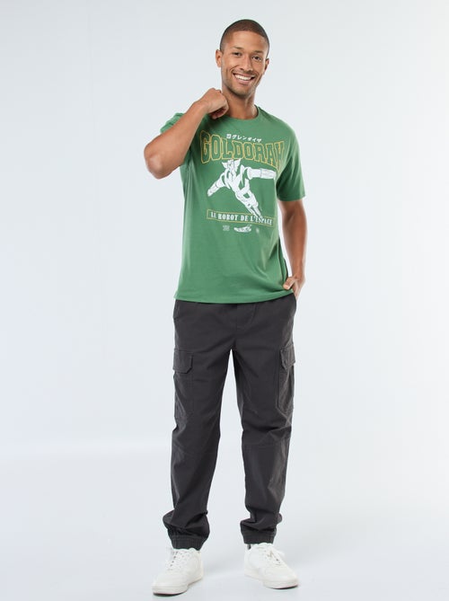T-shirt com estampado 'Goldorak' de manga curta - Kiabi