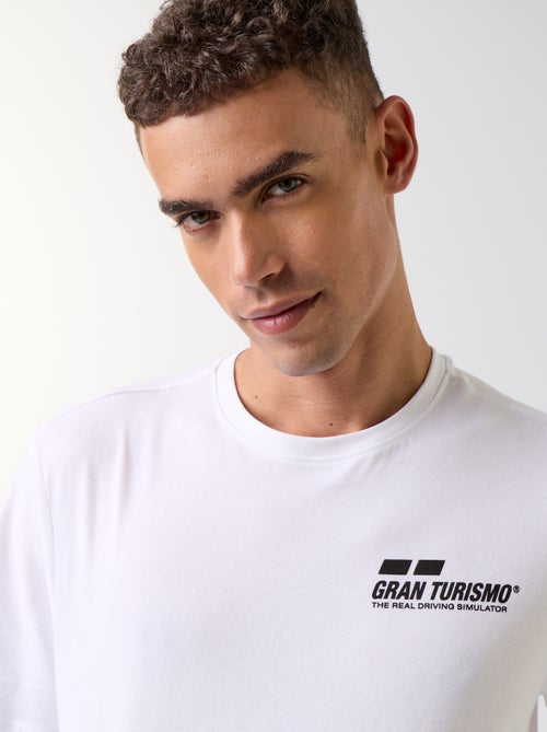 T-shirt com estampado 'Gran Turismo' frente e verso - Kiabi T-shirt com estampado 'Gran Turismo' frente e verso - Kiabi