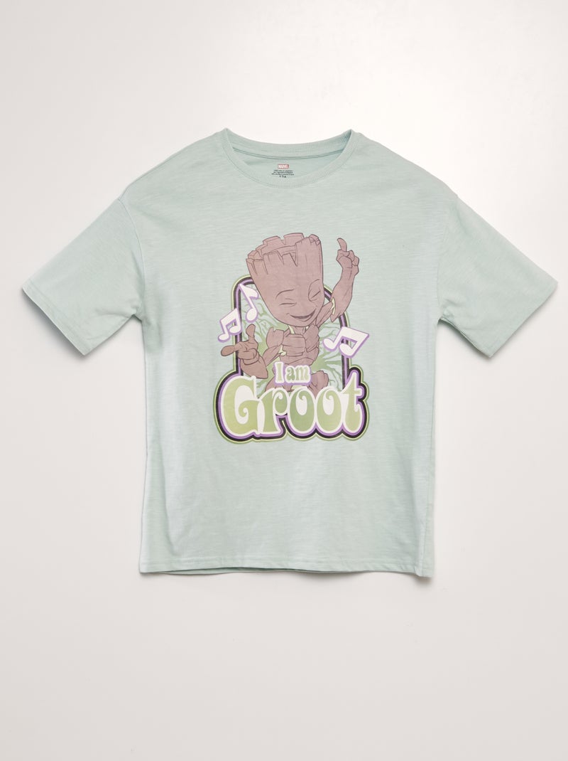 T-shirt com estampado 'Groot' VERDE - Kiabi