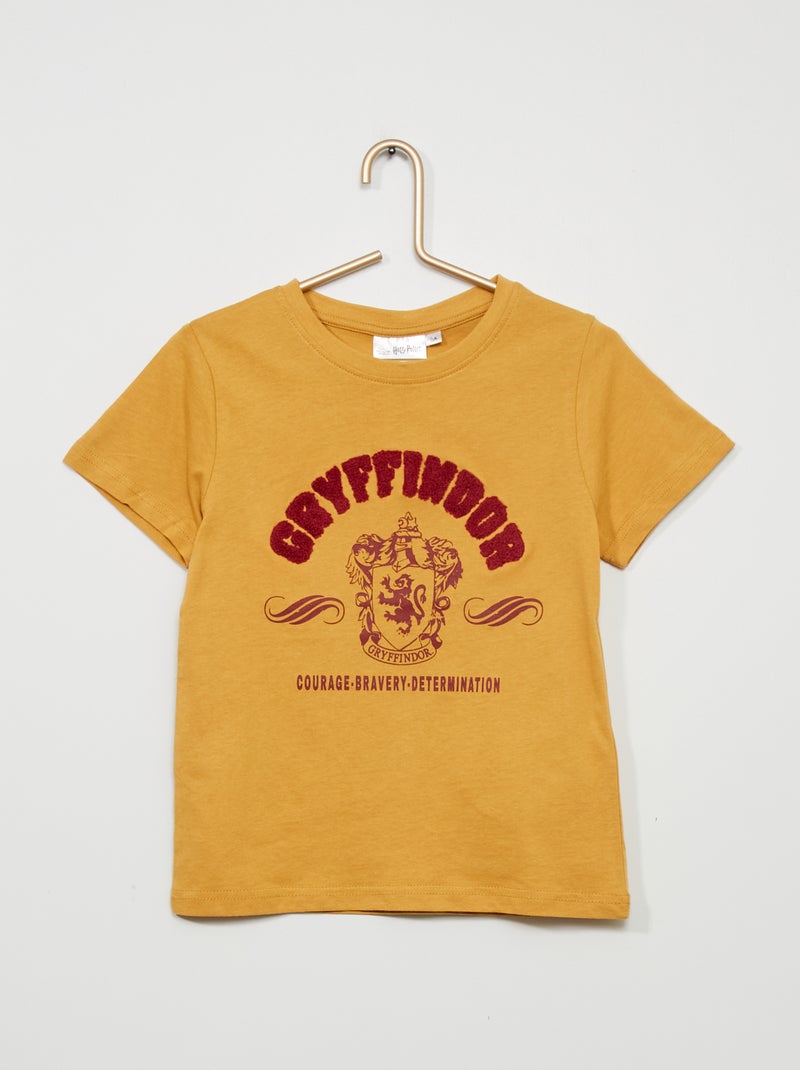 T-shirt com estampado 'Gryffondor' 'Harry Potter' BEGE - Kiabi
