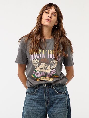 T-shirt com estampado 'Guns N'Roses'