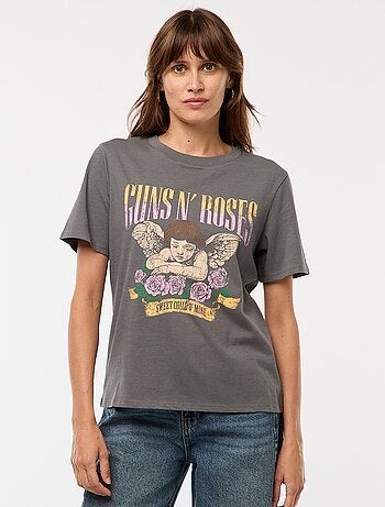 T-shirt com estampado 'Guns N'Roses'