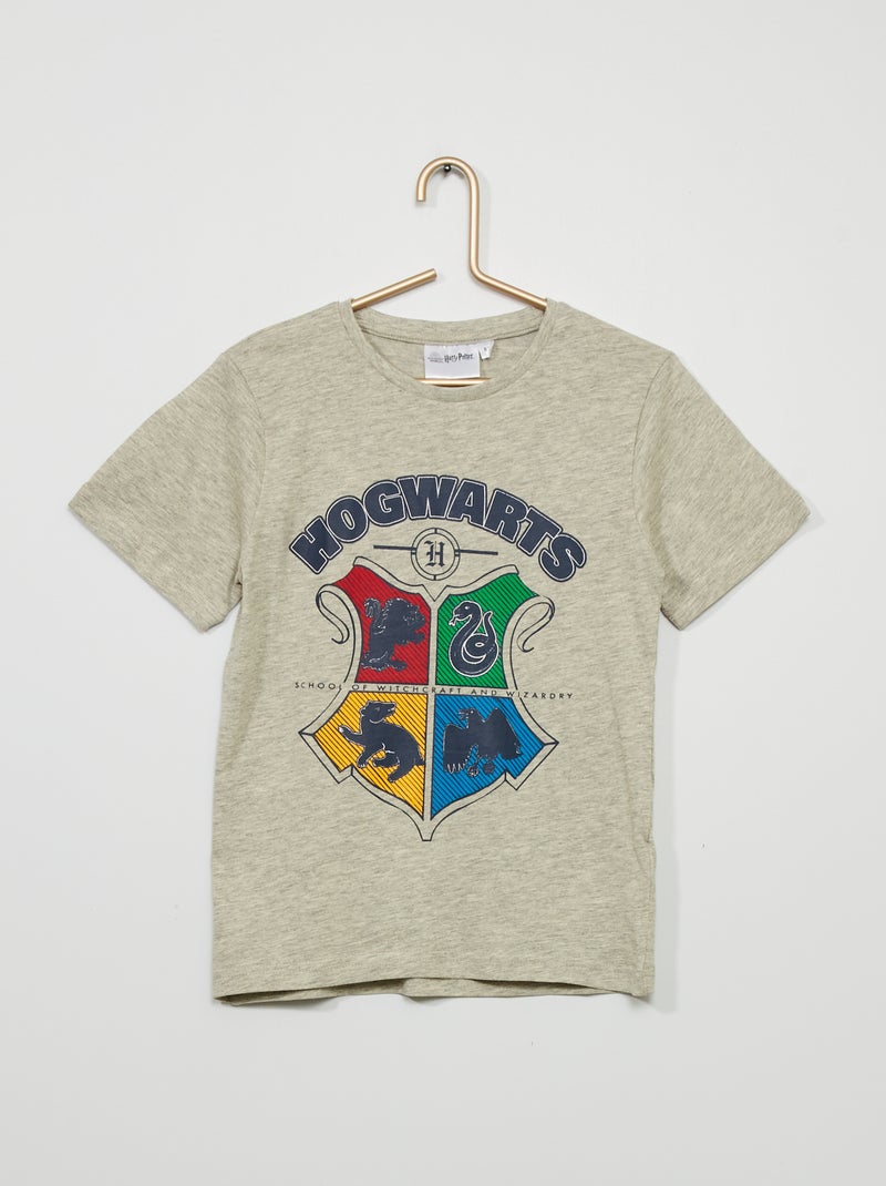T-shirt com estampado 'Harry Potter' Cinza - Kiabi