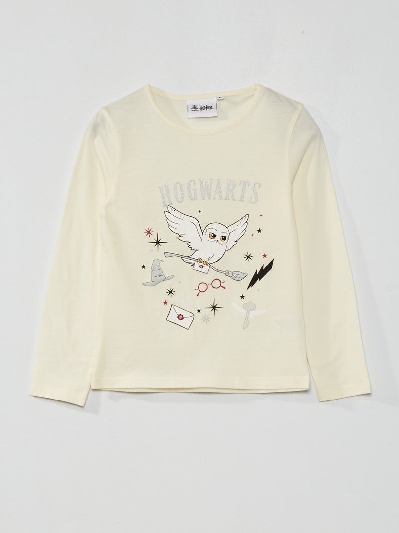 T-shirt com estampado 'Harry Potter' Ecru - Kiabi