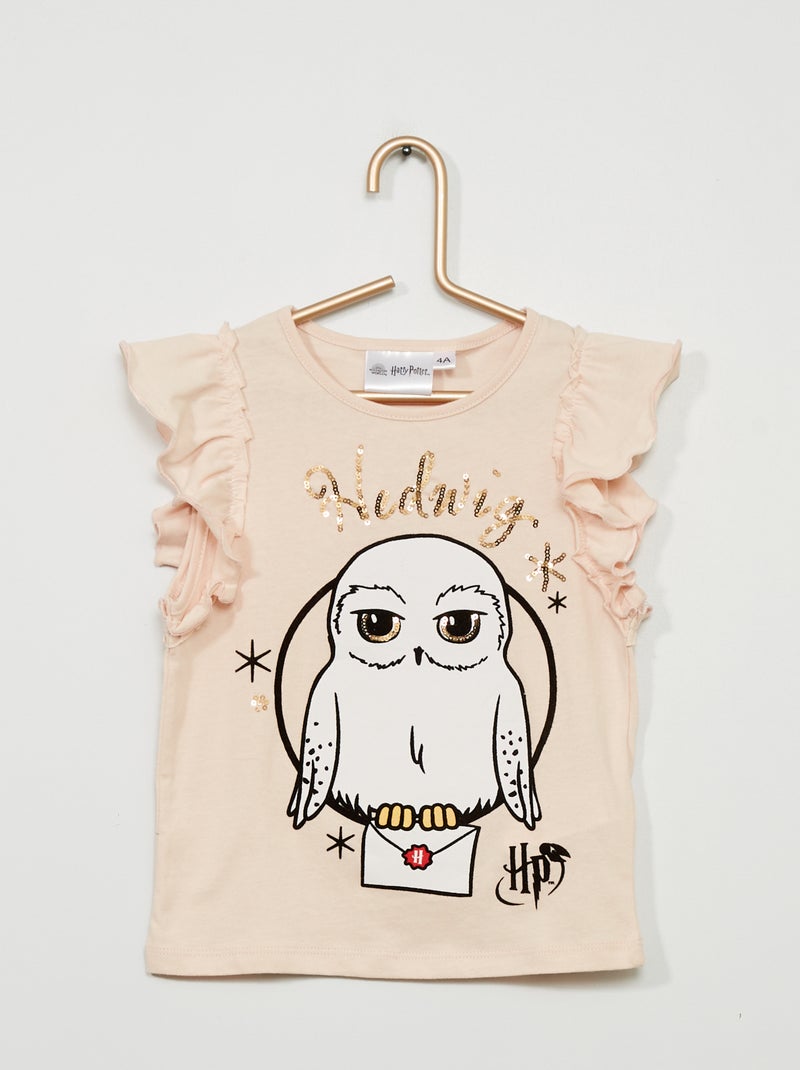 T-shirt com estampado 'Harry Potter' Rosa - Kiabi