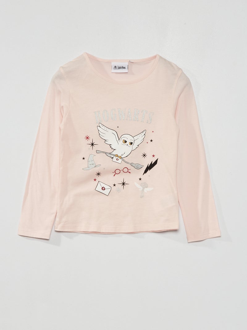 T-shirt com estampado 'Harry Potter' Rosa - Kiabi