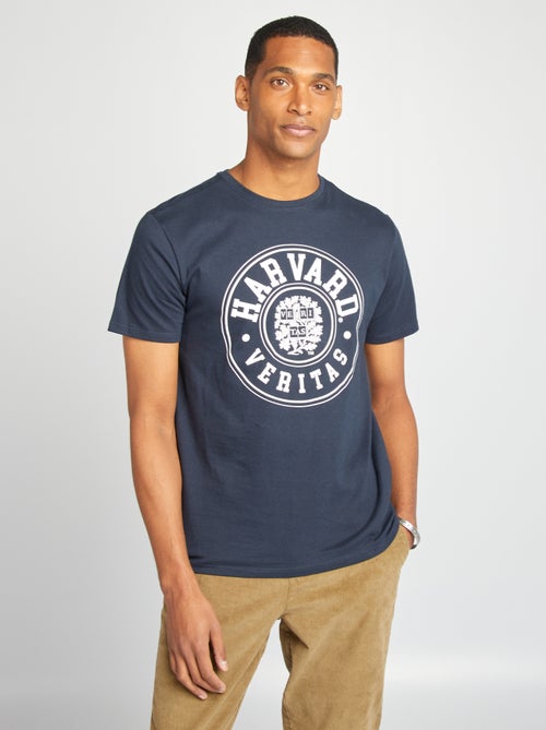 T-shirt com estampado 'Harvard' - Kiabi